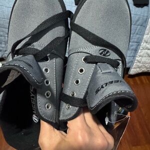 Heelys Charcoal Sneakers with Black Accents